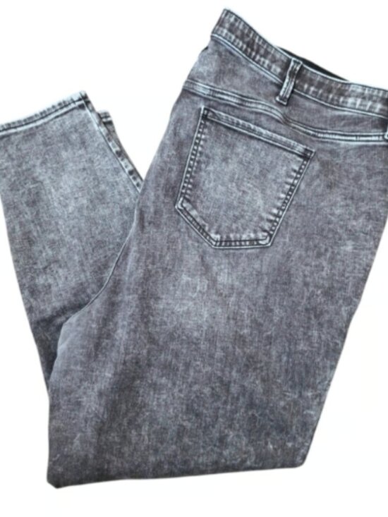 torrid Denim - Women's Washed Black Torrid Sky High Skinny Plus Size Jeans~Size 24R